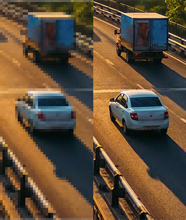 최대 4K 해상도 지원으로 포렌식 데이터 활용에도 최적하게